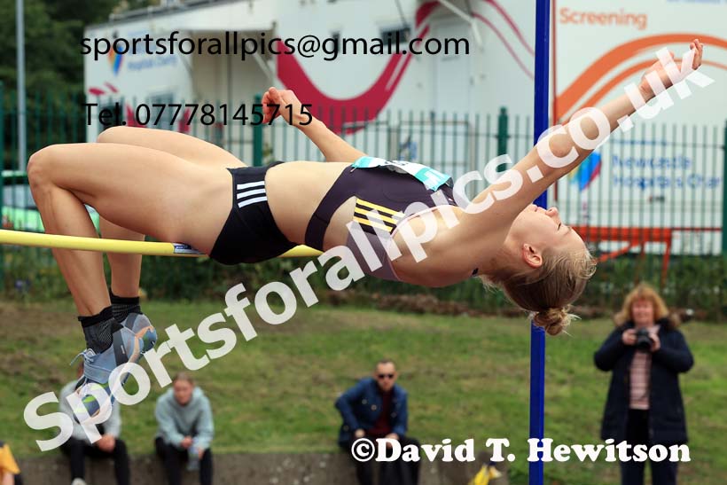 Womens Heptathlon High Jump, 2024 EAP International Combined events, Hewcham, Northumberland.  Photo: David T. Hewitson/Sports for All Pics